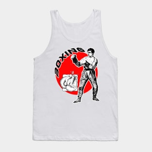 Boxing gloves and fighter athlete Tank Top